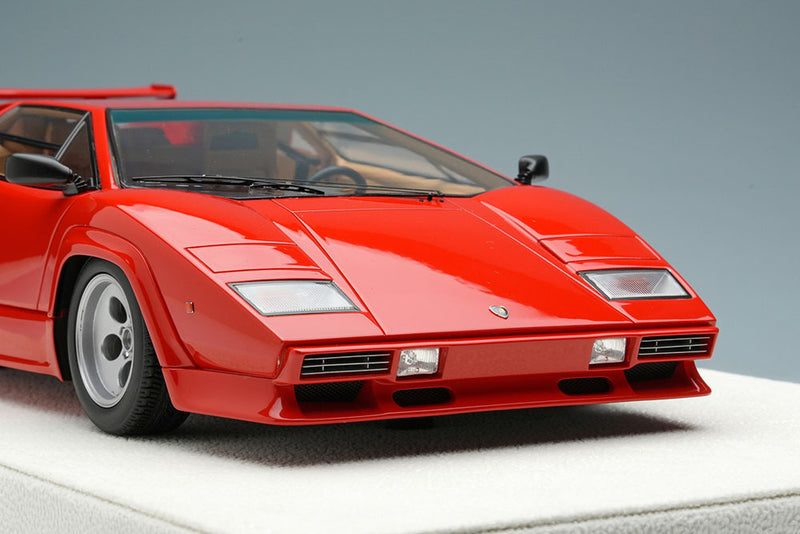 Chargez l&#39;image dans la visionneuse de la galerie, EIDOLON EML088F 1/18 Lamborghini Countach LP5000 QV 1988 with Rear Wing Red Limited 50pcs
