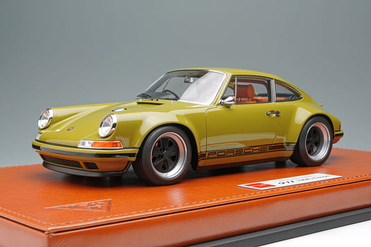 EIDOLON EML090H 1/18 Singer 911(964) Coupe Olive Drab Limited 60pcs Make Up 1/18 EML090H