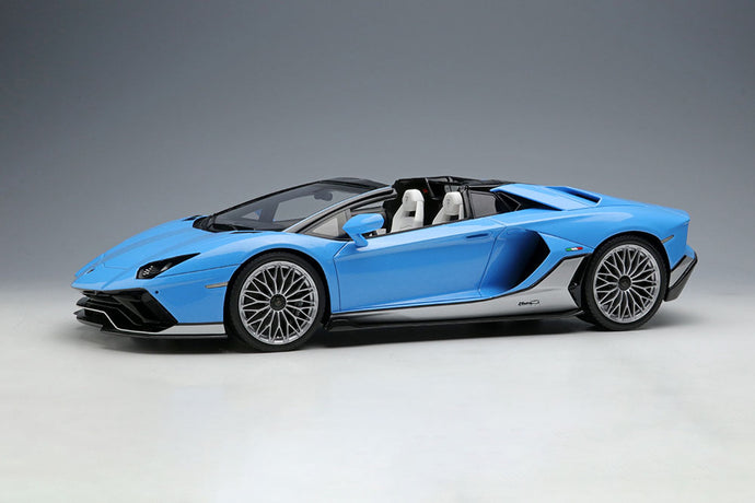 Pre-Order EIDOLON EML093 1/18 Lamborghini Aventador LP780-4 Ultimae Roadster Toributo Miura Roadster 2022 Azzurro Flake Limited 100pcs