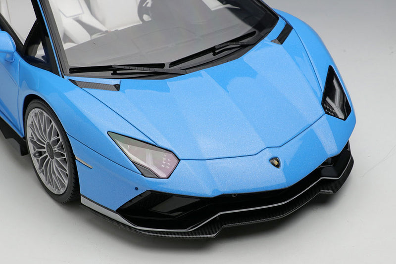 Chargez l&#39;image dans la visionneuse de la galerie, Pre-Order EIDOLON EML093 1/18 Lamborghini Aventador LP780-4 Ultimae Roadster Toributo Miura Roadster 2022 Azzurro Flake Limited 100pcs
