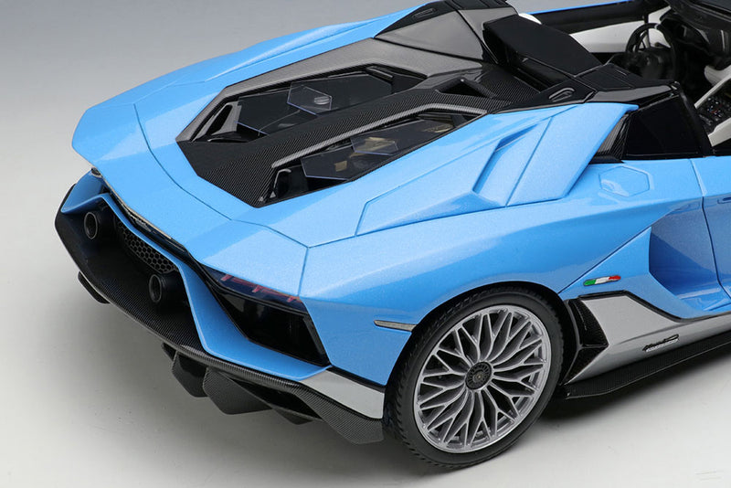 Carica immagine in Galleria Viewer, Pre-Order EIDOLON EML093 1/18 Lamborghini Aventador LP780-4 Ultimae Roadster Toributo Miura Roadster 2022 Azzurro Flake Limited 100pcs
