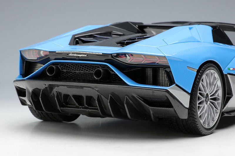 Chargez l&#39;image dans la visionneuse de la galerie, Pre-Order EIDOLON EML093 1/18 Lamborghini Aventador LP780-4 Ultimae Roadster Toributo Miura Roadster 2022 Azzurro Flake Limited 100pcs
