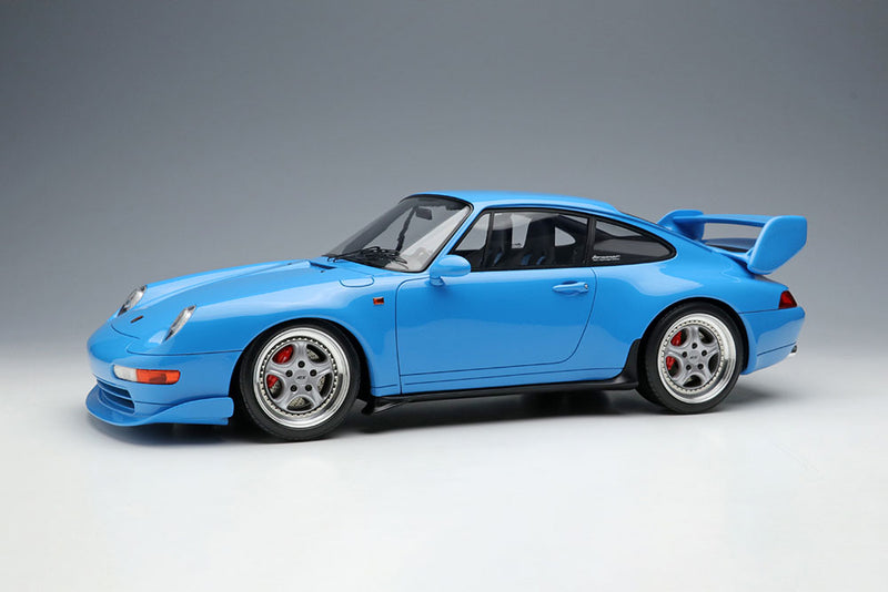 Laden Sie das Bild in Galerie -Viewer, Pre-Order EIDOLON EML095A 1/18 Porsche 911(993) Carrera RS 1995 (Japan Ver.) Riviera Blue
