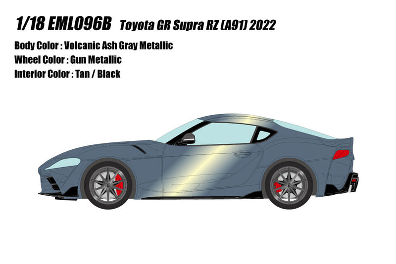 Load image into Gallery viewer, Pre-Order EIDOLON EML096B 1/18 Toyota GR Supra RZ (A91) 2022 Volcanic Ash Gray Metallic
