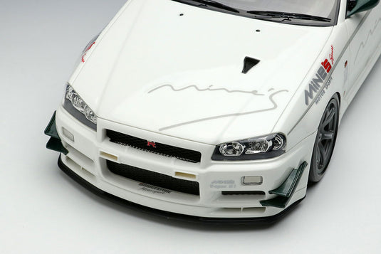 Pre-Order EIDOLON EML097A 1/18 Mine's Skyline GT-R (BNR34) V-spec N1 2012 (RAYS Wheel)