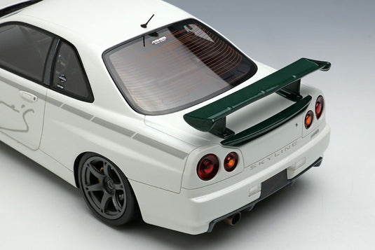 Pre-Order EIDOLON EML097A 1/18 Mine's Skyline GT-R (BNR34) V-spec N1 2012 (RAYS Wheel)