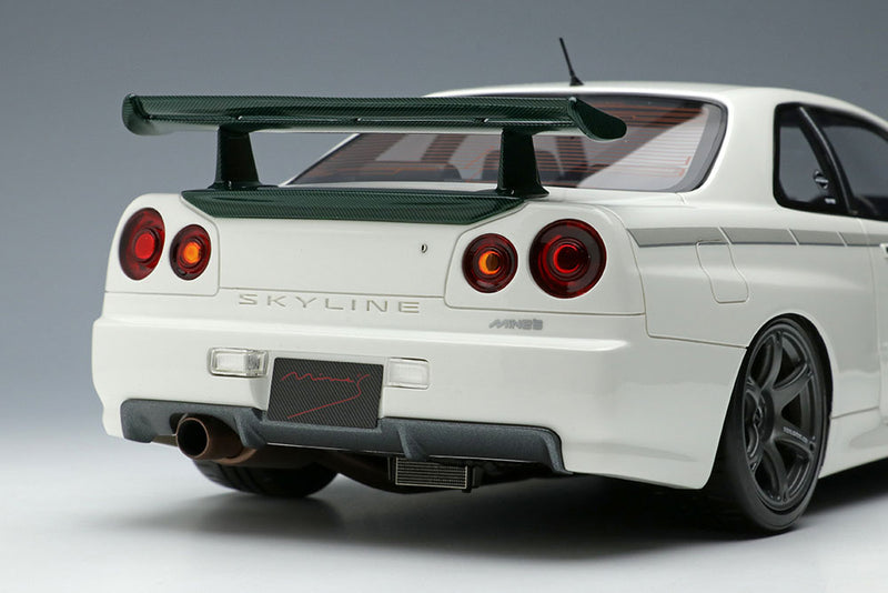 Cargue la imagen en el visor de la galería, Pre-Order EIDOLON EML097A 1/18 Mine&#39;s Skyline GT-R (BNR34) V-spec N1 2012 (RAYS Wheel)
