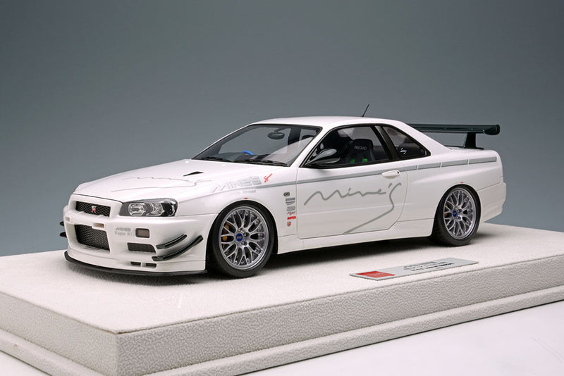 Load image into Gallery viewer, Pre-Order EIDOLON EML097B 1/18 Mine&#39;s Skyline GT-R (BNR34) V-spec N1 2012 (BBS Wheel)
