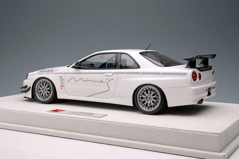 Chargez l&#39;image dans la visionneuse de la galerie, Pre-Order EIDOLON EML097B 1/18 Mine&#39;s Skyline GT-R (BNR34) V-spec N1 2012 (BBS Wheel)
