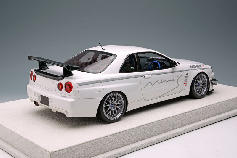 Load image into Gallery viewer, Pre-Order EIDOLON EML097B 1/18 Mine&#39;s Skyline GT-R (BNR34) V-spec N1 2012 (BBS Wheel)
