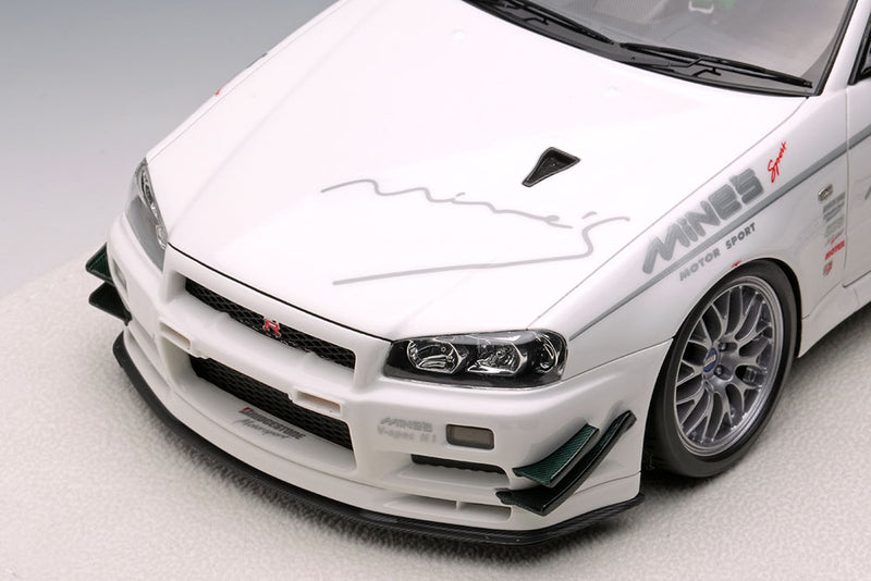 Load image into Gallery viewer, Pre-Order EIDOLON EML097B 1/18 Mine&#39;s Skyline GT-R (BNR34) V-spec N1 2012 (BBS Wheel)
