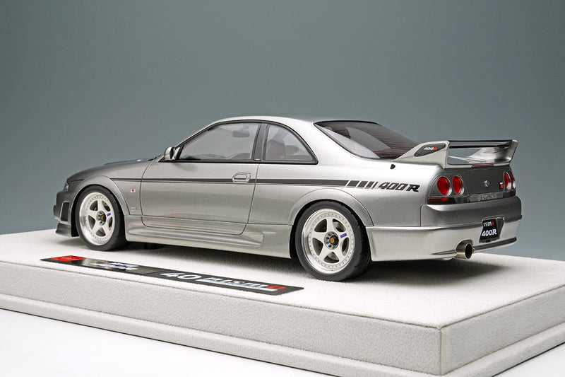 Laden Sie das Bild in Galerie -Viewer, EIDOLON EML102C 1/18 NISMO 400R 1996 Silver Make Up 1/18 EML102C
