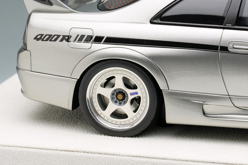 Laden Sie das Bild in Galerie -Viewer, EIDOLON EML102C 1/18 NISMO 400R 1996 Silver Make Up 1/18 EML102C
