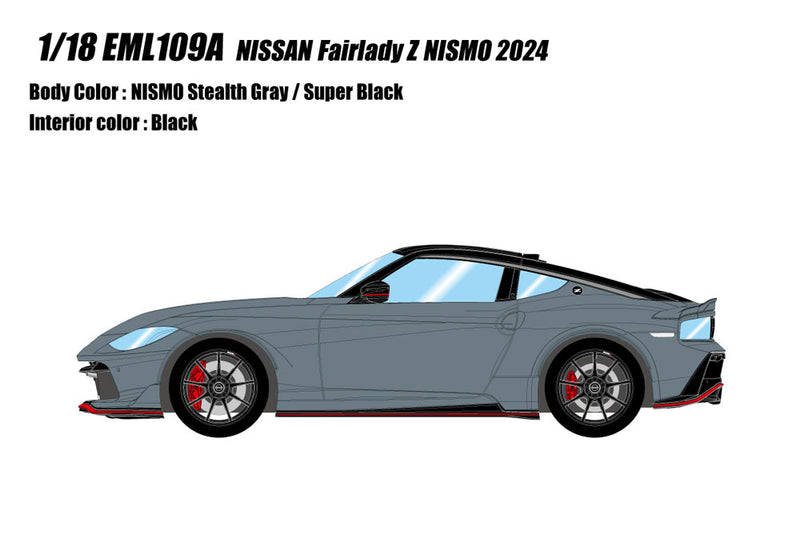 Cargue la imagen en el visor de la galería, Pre-Order EIDOLON EML109A 1/18 Nissan Fairlady Z NISMO 2024 NISMO Stealth Gray
