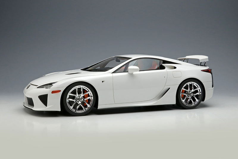 Carica immagine in Galleria Viewer, Pre-Order EIDOLON EML111A 1/18 Lexus LFA 2010 Rear Wing up Whitest White Limited 50pcs
