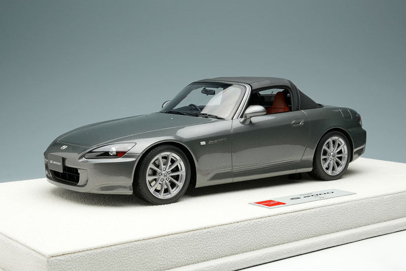 Laden Sie das Bild in Galerie -Viewer, EIDOLON EML118C 1/18 Honda S2000 (AP2) 2005 Moon Rock Metallic
