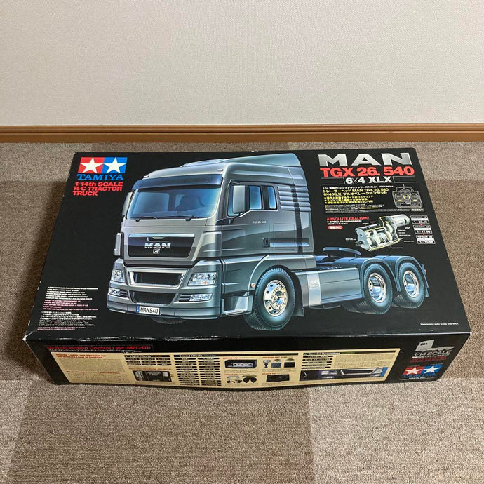 Used Tamiya Full Operation Truck Partially Assembled Full Set with Full Bearings