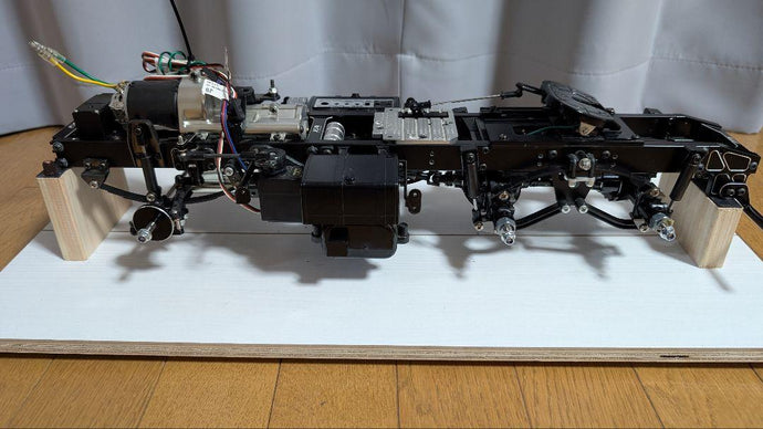 Used Tamiya 1/14 Scania R620 6x4 Chassis with Many Option Parts and Servos