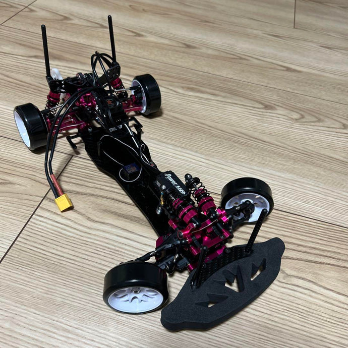 Used Yokomo Drift Package Chassis with Justock 10.5T Motor & Power HD R12 Servo