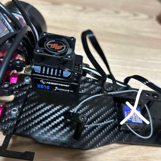 Used Yokomo Drift Package Chassis with Justock 10.5T Motor & Power HD R12 Servo