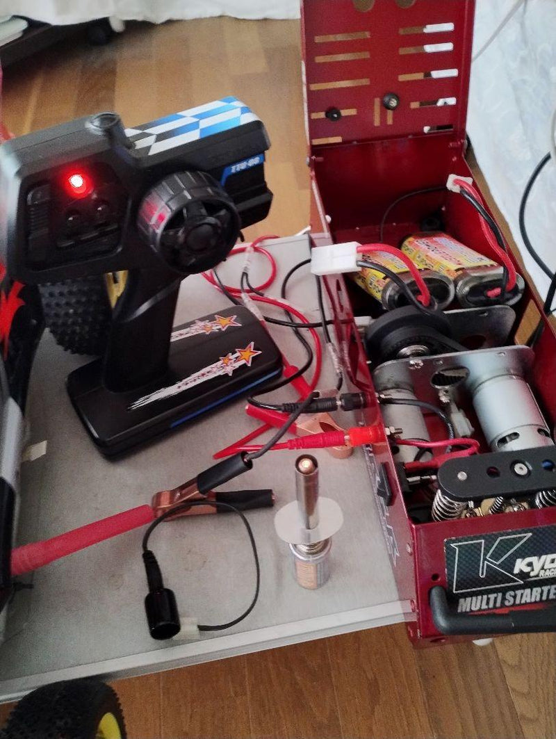 Load image into Gallery viewer, Used Kyosho Inferno GT2 Race Spec and Inferno 4WD RC Car Set with Transmitters
