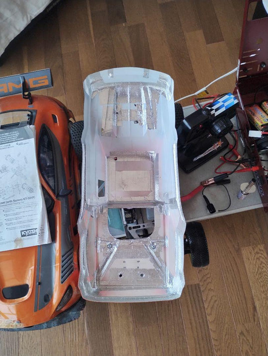 Used Kyosho Inferno GT2 Race Spec and Inferno 4WD RC Car Set with Transmitters