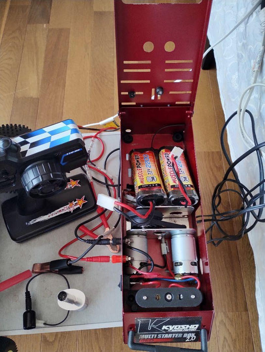 Used Kyosho Inferno GT2 Race Spec and Inferno 4WD RC Car Set with Transmitters