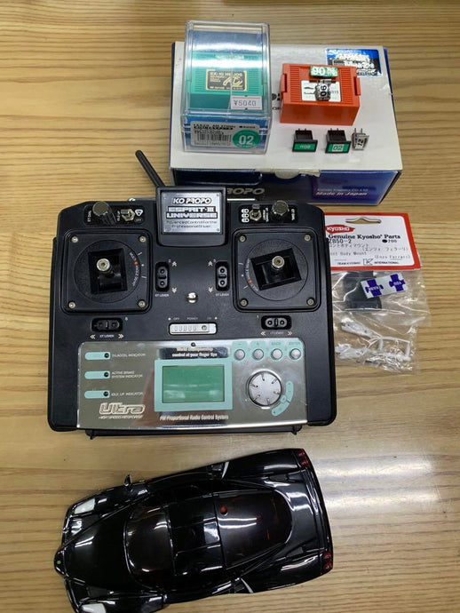 Used KO Propo Esprit 3 Stick Radio with Kyosho Mini-Z MR-03VE Body