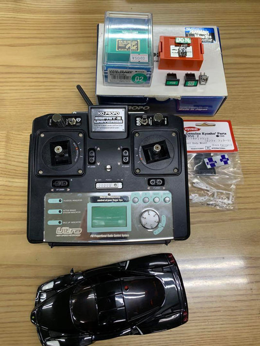 Used KO Propo Esprit 3 Stick Radio with Kyosho Mini-Z MR-03VE Body