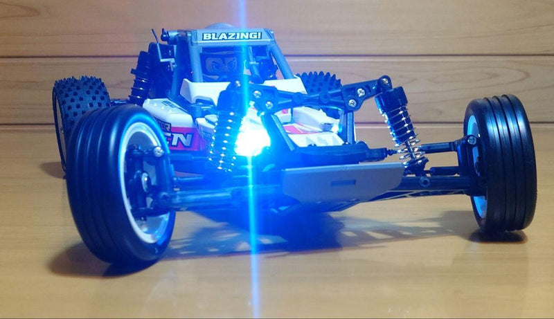 Load image into Gallery viewer, Used Tamiya Fighter NXGEN DT-04 Assembled Full Set with Sanwa MX-6 and LEDs Unused
