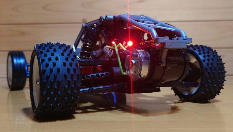 Load image into Gallery viewer, Used Tamiya Fighter NXGEN DT-04 Assembled Full Set with Sanwa MX-6 and LEDs Unused
