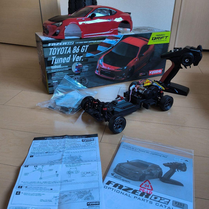 Kyosho TOYOTA 86 GT Tuned Ver. Fazer D2 with Upgraded Parts & LED Lights - Used