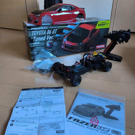 Kyosho TOYOTA 86 GT Tuned Ver. Fazer D2 with Upgraded Parts & LED Lights - Used