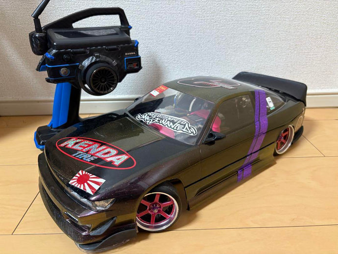 Yokomo YD-2 Custom with Kazama Auto Gold Carbon Chassis Sanwa M11X Radio - Used
