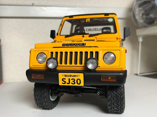 WPL SJ30 Style Custom Painted with LEDs Assembled Unused - Used