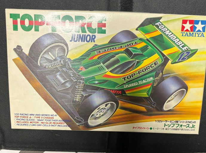 Used Tamiya Top Force Jr. Vintage Mini 4WD Kit Unassembled