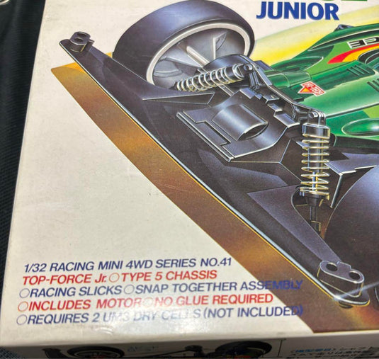 Used Tamiya Top Force Jr. Vintage Mini 4WD Kit Unassembled