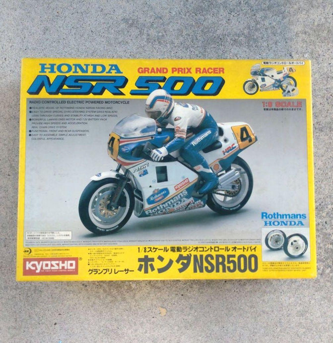 Used Kyosho 1/8 Honda NSR500 Grand Prix Racer Vintage Unassembled Kit