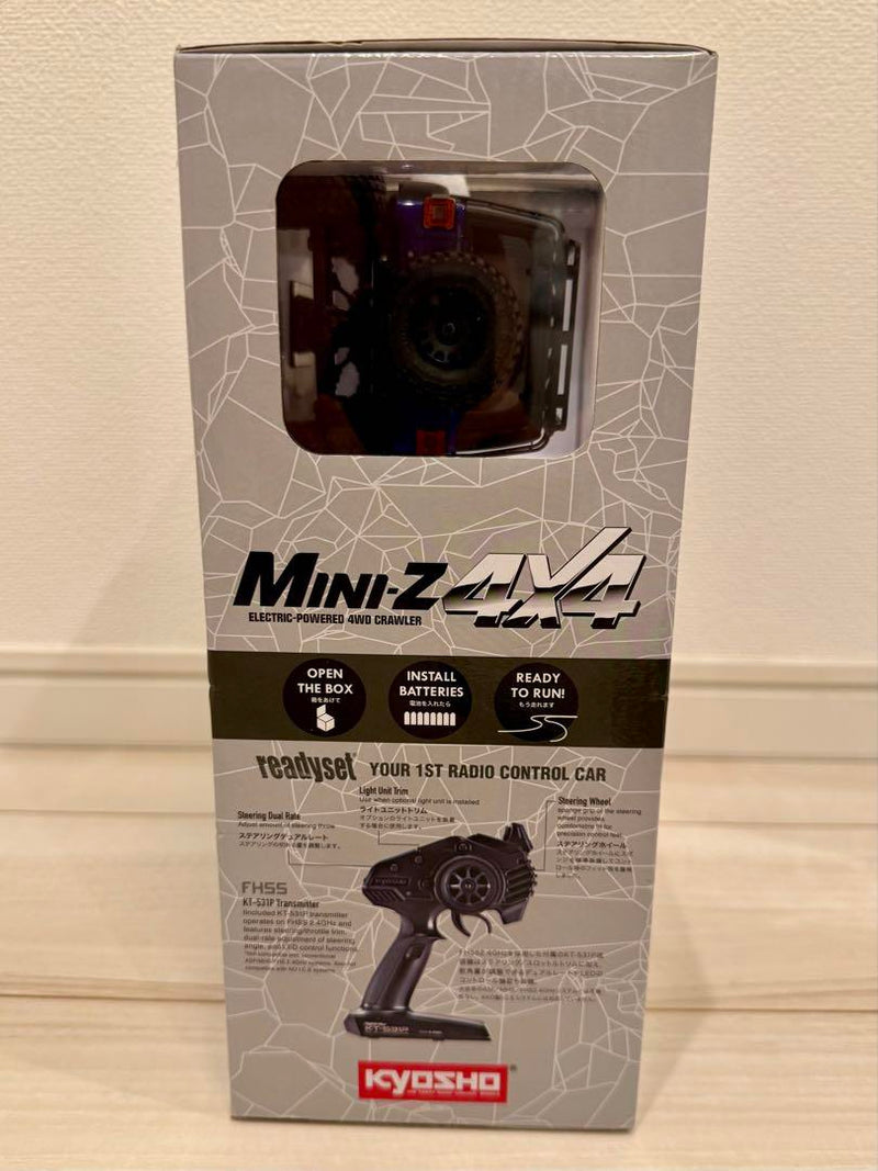 Load image into Gallery viewer, Used Kyosho Mini-Z 4x4 Jeep Wrangler Rubicon Blue Ready Set Unopened
