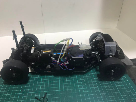 Used Tamiya TT-02 Mazda RX-7 Assembled Full Set RC Car with Sanwa MX-6 Radio