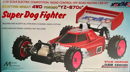 Used YOKOMO Super Dogfighter Kit and Esprit Motor Set