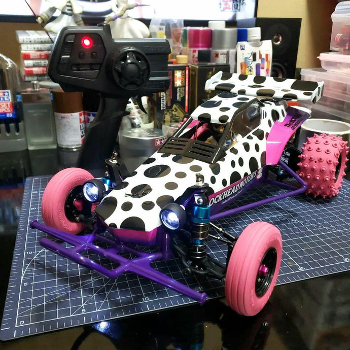 Used Tamiya Hornet EVO Blockhead Motors JUN WATANABE Custom with Brushless Motor