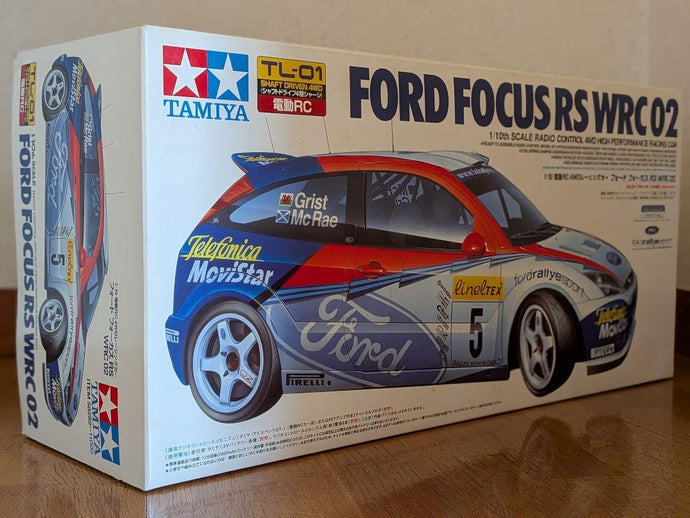 Used Tamiya 1/10 Ford Focus RS WRC 02 TL-01 Kit Unassembled with Spare Parts