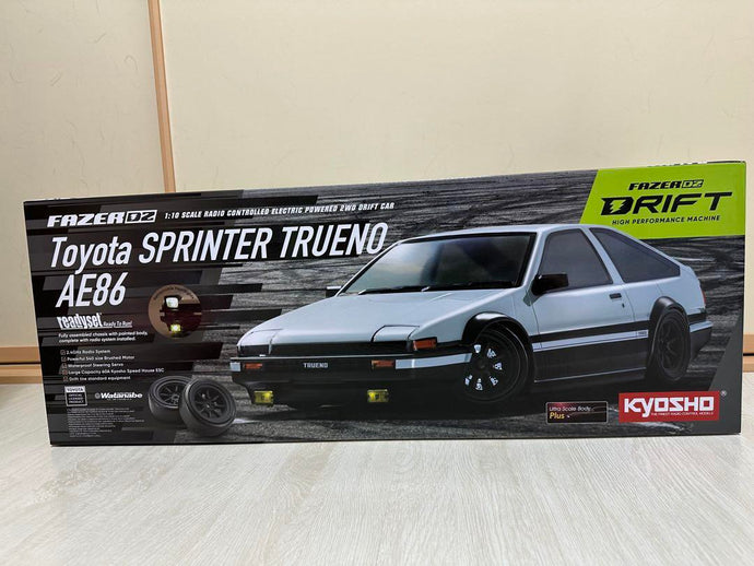 Kyosho 1/10 Toyota Sprinter Trueno AE86 Drift Car RC New Unopened - Used