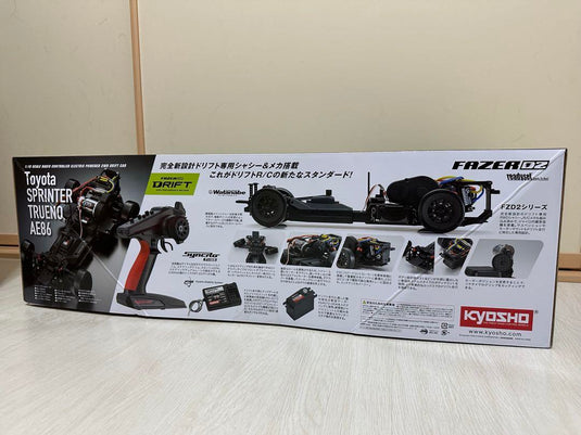 Kyosho 1/10 Toyota Sprinter Trueno AE86 Drift Car RC New Unopened - Used