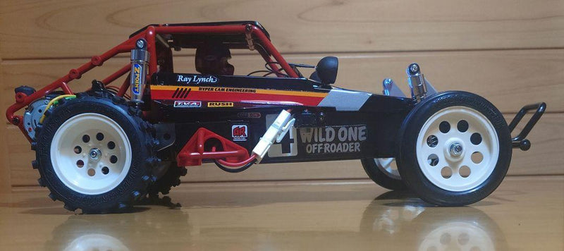 Load image into Gallery viewer, Used Tamiya Wild One Off-Roader Assembled Full Set with Sanwa MX-6 and LEDs Unused
