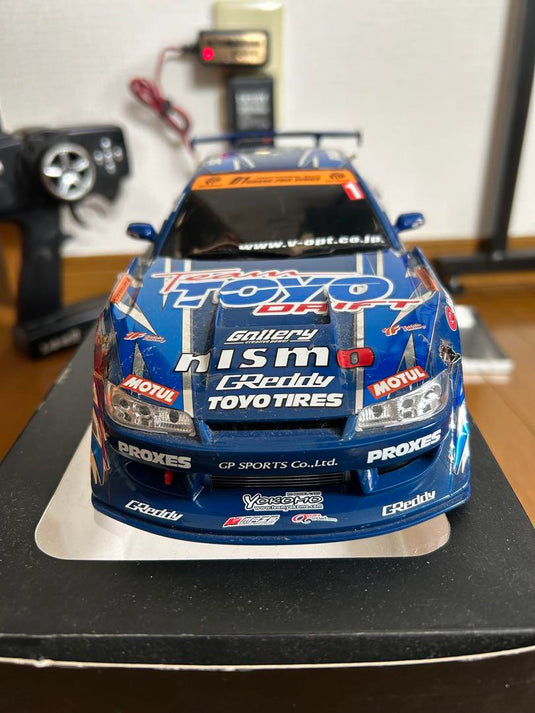 Yokomo Ichiroku M S15 SILVIA 1/16 Drift Car Complete Set - Used