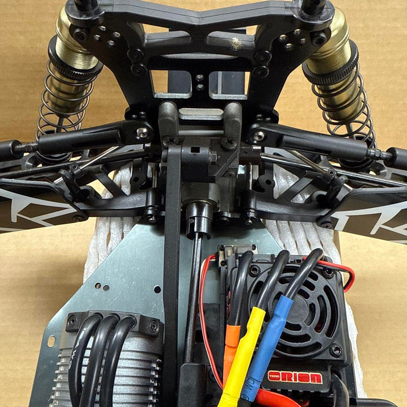 Load image into Gallery viewer, Used Kyosho 1/8 EP Psycho Kruiser RC Car Displayed with Manual and Tools
