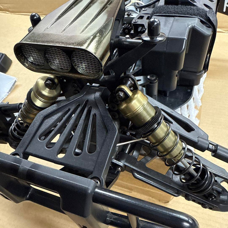 Load image into Gallery viewer, Used Kyosho 1/8 EP Psycho Kruiser RC Car Displayed with Manual and Tools
