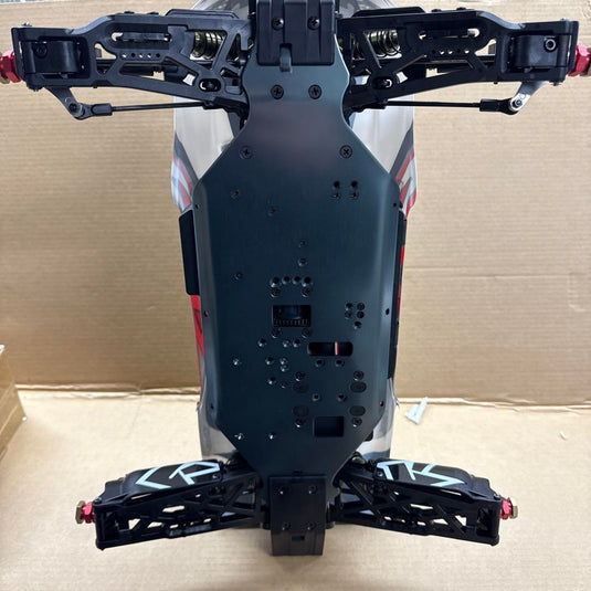 Used Kyosho 1/8 EP Psycho Kruiser RC Car Displayed with Manual and Tools